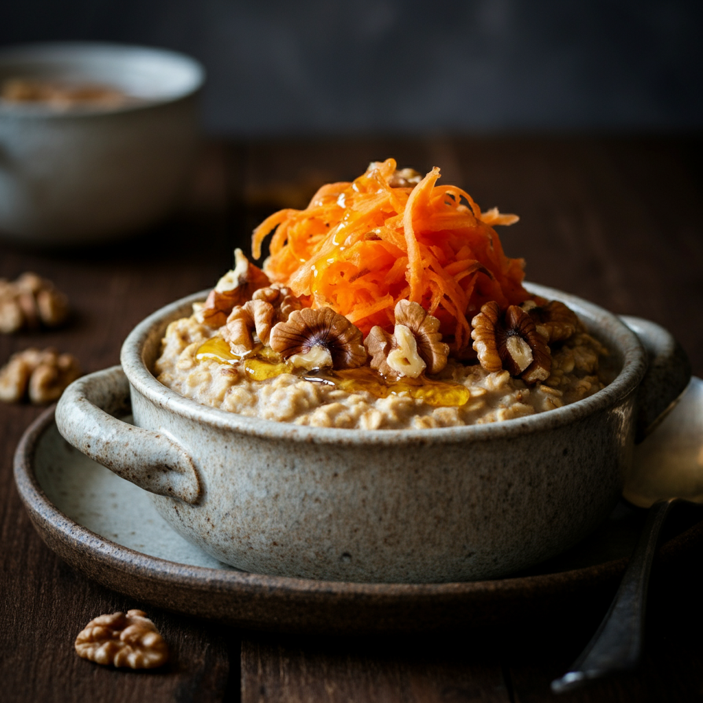 Carrot Cake Oatmeal Tastes Like Dessert for Breakfast