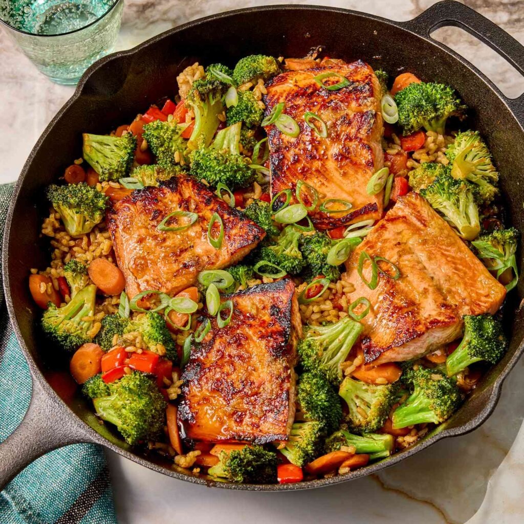 Honey Garlic Salmon Skillet Recipe for Managing Blood Sugar