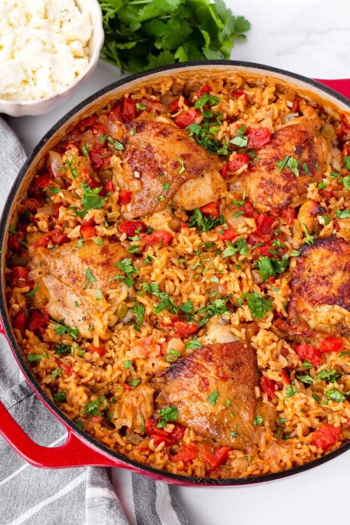One Pot Mexican Chicken and Rice Recipe